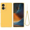 Motorola Edge 50 Fusion Yellow Silicone Dropproof Full Coverage Case - 1