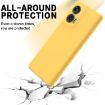 Motorola Edge 50 Fusion Yellow Silicone Dropproof Full Coverage Case - 5