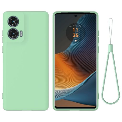 Motorola Edge 50 Fusion Green Silicone Dropproof Full Coverage Case - 1