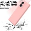 Motorola Edge 50 Fusion Pink Silicone Dropproof Full Coverage Case - 5