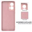Motorola Edge 50 Fusion Pink Silicone Dropproof Full Coverage Case - 6