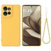 Motorola Edge 50 Yellow Liquid Silicone Dropproof Phone Case Full Coverage - 1