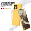 Motorola Edge 50 Yellow Liquid Silicone Dropproof Phone Case Full Coverage - 3