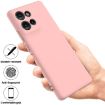 Motorola Edge 50 Pink Liquid Silicone Dropproof Phone Case Full Coverage - 2