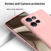 Motorola Edge 50 Pink Liquid Silicone Dropproof Phone Case Full Coverage - 4
