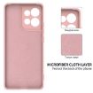 Motorola Edge 50 Pink Liquid Silicone Dropproof Phone Case Full Coverage - 6