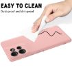 Motorola Edge 50 Pink Liquid Silicone Dropproof Phone Case Full Coverage - 8