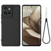 Motorola Edge 50 Neo/Moto S50 Black Silicone Dropproof Phone Case - 1