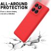 Motorola Edge 60s Red Silicone Dropproof Full Coverage Phone Case - 5