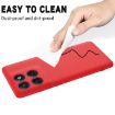 Motorola Edge 60s Red Silicone Dropproof Full Coverage Phone Case - 8