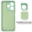 Redmi 13x 4G Green Liquid Silicone Dropproof Full Coverage Case - 6