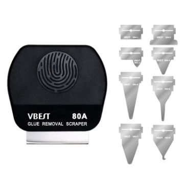 VBST-80A 8-in-1 Stainless Steel Magnetic Glue Removal Scraper Set - 1