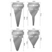 VBST-80A 8-in-1 Stainless Steel Magnetic Glue Removal Scraper Set - 4
