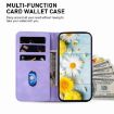 Redmi A5 4G 171.7mm Purple Lily Embossed Leather Phone Case - 5