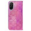 Redmi A5 4G Pink Leather Phone Case with Magnetic Buckle - 171.7mm - 3