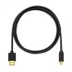 4K UHD HDMI to Micro HDMI Cable 18Gbps, 1m Length (Black) - 2