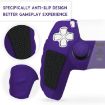 PS5 Purple Black Silicone Gamepad Case with Rocker Caps - 6