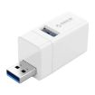 ORICO MINI-U32 3 in 1 USB Hub Adapter - White, ABS Plastic - 1