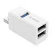 ORICO MINI-U32 3 in 1 USB Hub Adapter - White, ABS Plastic - 2