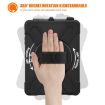 Shockproof Silicone PC Case for Microsoft Surface Go 4/3/2/1 with Straps & Pen Slot - 5