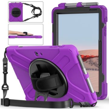 Shockproof Silicone PC Case for Microsoft Surface Go 4/3/2/1 - Purple - 1