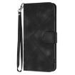 Redmi Turbo 4 Pro/Poco F7 Black Leather Line Pattern Phone Case - 2