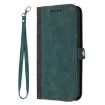 Redmi Turbo 4 Pro/Poco F7 Dark Green Leather Phone Case with Strap - 2