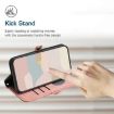Redmi Turbo 4 Pro/Poco F7 Pink Leather Phone Case with Hand Strap - 4