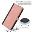 Redmi Turbo 4 Pro/Poco F7 Pink Leather Phone Case with Hand Strap - 7