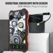 T21 4.5" IPS Screen Dual Camera Endoscope 1m - Black Red - 2