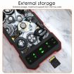 T21 4.5" IPS Screen Dual Camera Endoscope 1m - Black Red - 7