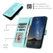 Redmi Turbo 4 Pro/Poco F7 Datura Flower Embossed Flip Case Light Blue - 4