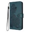 Redmi Turbo 4 Pro/Poco F7 Datura Flower Embossed Leather Case (Green) - 3