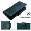 Redmi Turbo 4 Pro/Poco F7 Datura Flower Embossed Leather Case (Green) - 6