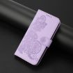 Redmi Turbo 4 Pro/Poco F7 Datura Flower Embossed Purple Leather Case - 2