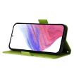 Realme 14 5G/14T 5G Green Embossed Rose RFID Leather Phone Case - 3
