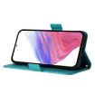Realme Narzo 80/14 Pro 5G Embossed Rose RFID Leather Case Light Blue - 3