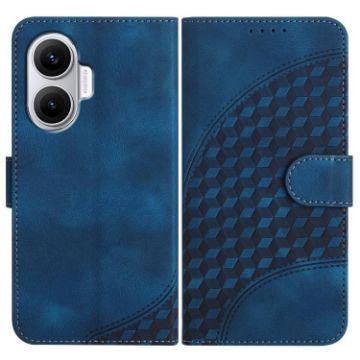 Redmi Turbo 4 Pro/Poco F7 Elephant Head Leather Case with Lanyard Blue - 1