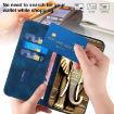 Redmi Turbo 4 Pro/Poco F7 Elephant Head Leather Case with Lanyard Blue - 5