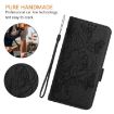 Ulefone Note 14 Black Embossed Rose RFID Anti-theft Leather Case - 7