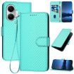 Redmi Turbo 4 Pro/Poco F7 Carbon Fiber Leather Case with Lanyard - 1