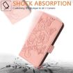 OnePlus Ace 5 Ultra Embossed Rose RFID Anti-theft Leather Case Pink - 6