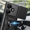 Xiaomi Poco F6 Gold TPU Hybrid PC Case with Sliding Camera Cover - 6