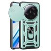 Xiaomi 13 Ultra Mint Green TPU Hybrid PC Case with Sliding Camera Cover - 1