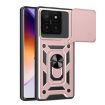 Xiaomi 14T 5G Phone Case Rose Gold - Sliding Camera Cover TPU Hybrid PC - 1
