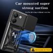 Xiaomi Poco M7 Pro 5G Red TPU Hybrid PC Case with Sliding Camera Cover - 5