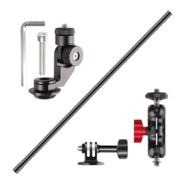 Bicycle Handlebar Holder Pea Clip Adapter with 50cm Rod Set - 1