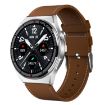 1.3" Leather Band IP68 Waterproof Smart Watch with Bluetooth Call Brown - 1