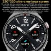 Red 1.3" Silicone Band Smart Watch IP68 Waterproof with Bluetooth Call - 4