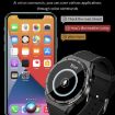 Red 1.3" Silicone Band Smart Watch IP68 Waterproof with Bluetooth Call - 8